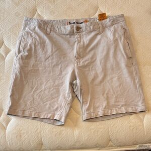 Tailor Vintage Light Tan Flat Front Shorts